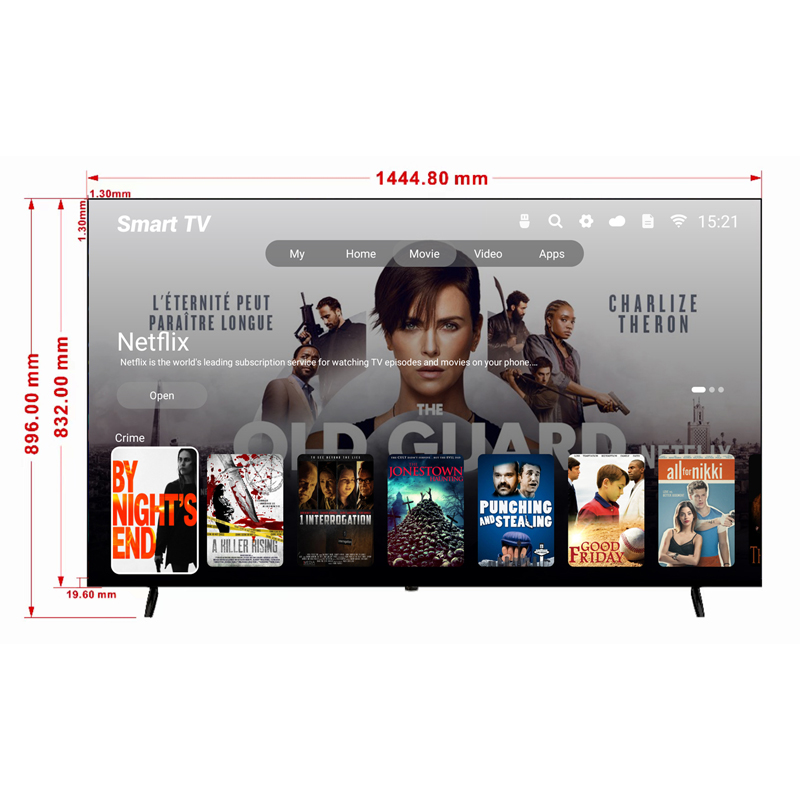 65" 4K UHD Home Theater Smart TV | Frameless Display with Dolby Vision & Dolby Atmos Audio | Voice Control with Alexa, Perfect for Movie Lovers - 图片 3
